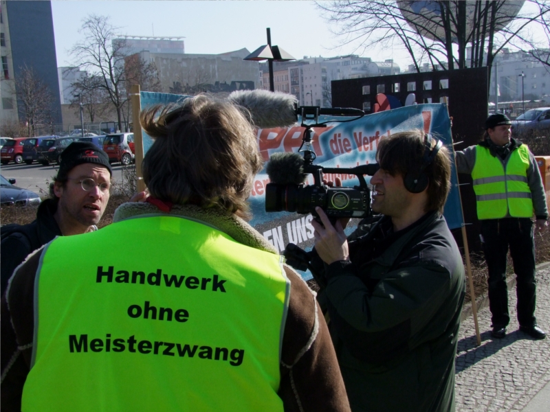 Wir beantworten Fragen zur Gewerbefreiheit und auch zur Verfolgung von Handwerkern ohne Meistertitel